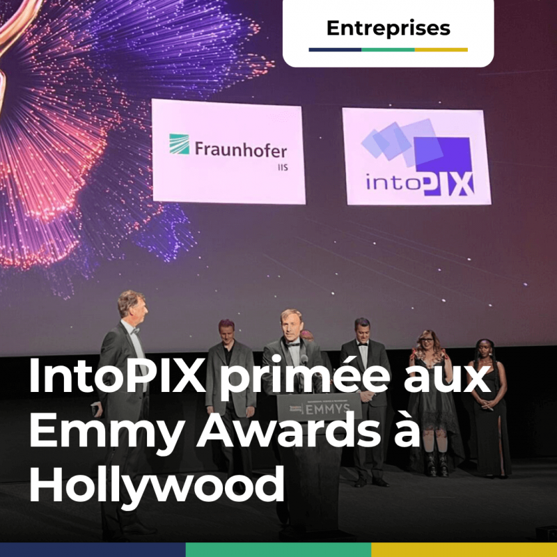 IntoPIX  primée aux Emmy Awards à Hollywood